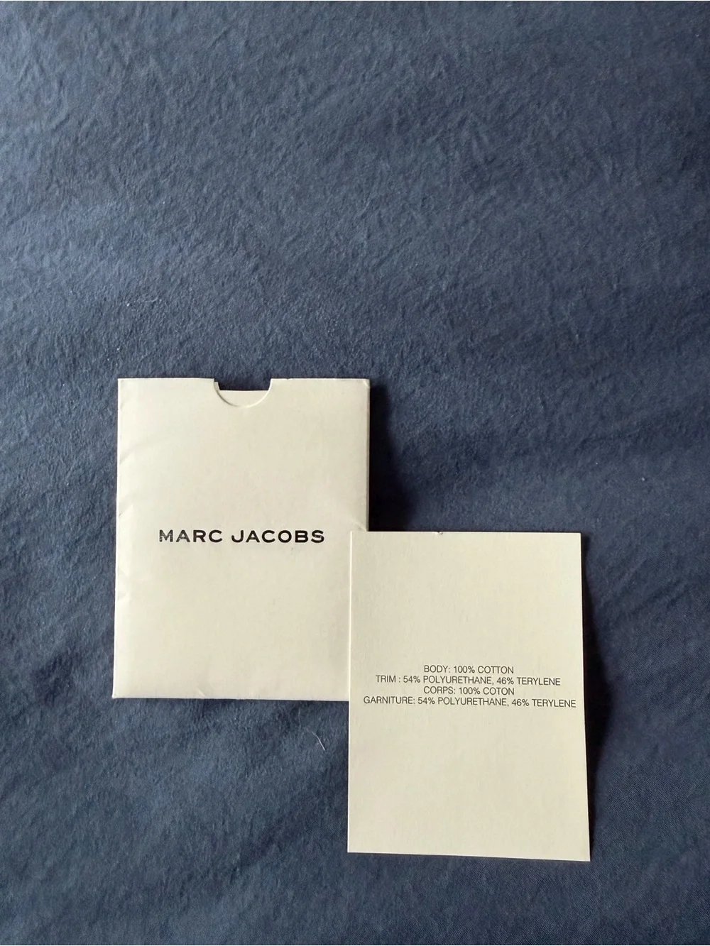 Marc Jacobs Black Canvas Tote Bag with White Logo